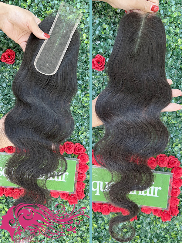 Csqueen Raw hair Line Wave 2*6 HD Lace Closure 100% Human Hair